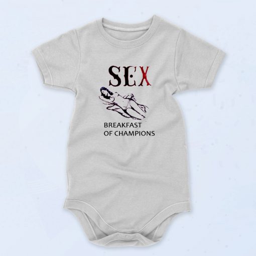 Sex Breakfast Of Champions Unisex Baby Onesie