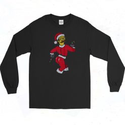 Six Simpsons Christmas Funny Cartoon Long Sleeve Style