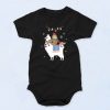 Sloth Riding On Llama Christmas Unisex Baby Onesie