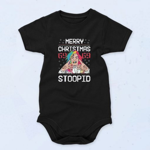 Special of Merry Christmas 6ix9ine Stoopid Baby Onesie