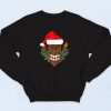 Tiki Santa Hat Christmas Sweatshirt