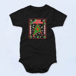 Top Merry Starfleet Christmas Unisex Baby Onesie