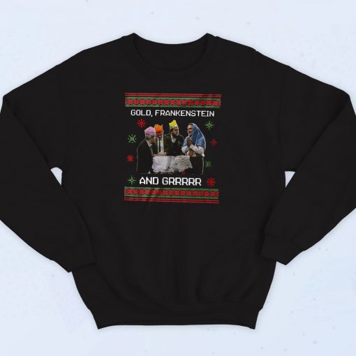 Frankenstein Christmas And Grrrr Sweatshirt