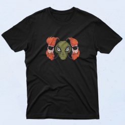 Alien Inside Hipster Head Funny Artwork T Shirt