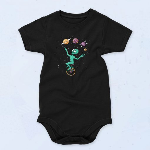 Alien Juggler Fashionable Baby Onesie