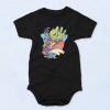 Alien Surfer Holidays Fashionable Baby Onesie