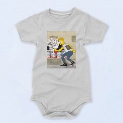 Bart Simpson El Barto Grafitty Baby Onesie