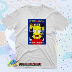 Bart Simpson Home Alone Merry Christmas T Shirt