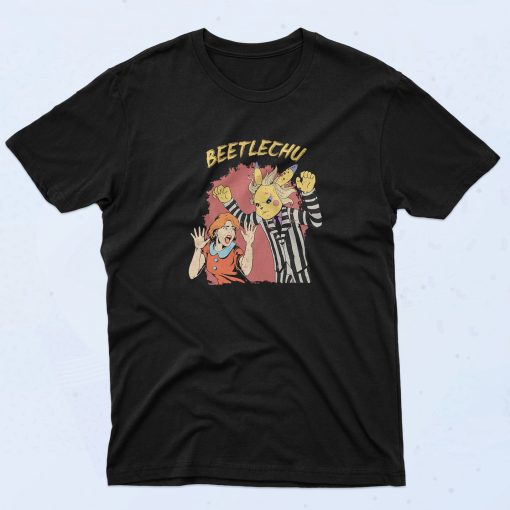 Beetlechu Pikachu Meets Beetlejuice T Shirt