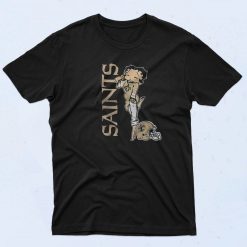 Betty Boop X Saints Funny Graphic T Shirt