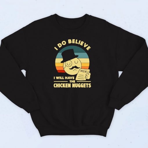 Chicken Nuggets Menu Sweatshirt