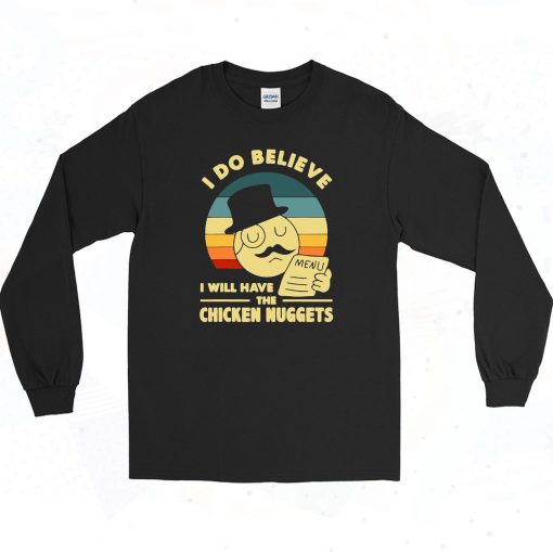 Chicken Nuggets Vintage 90s Long Sleeve Style