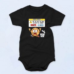 Computer Delete Cookies Unisex Fashionable Baby Onesie