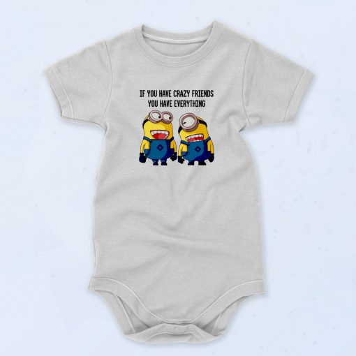 Crazy Friends Minions Fashionable baby Onesie