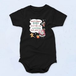 Don't Blame Christmas Fashionable Unisex Baby Onesie