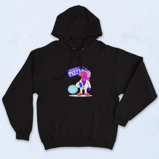 Eat Pizza Turki Unicorn Saying Hoodie