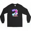 Eat Pizza Unicorn Vintage 90s Long Sleeve Style