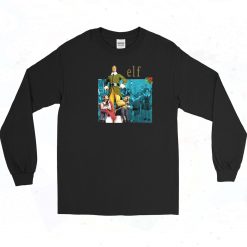 Elf Christmas Movie Vintage 90s Long Sleeve Style