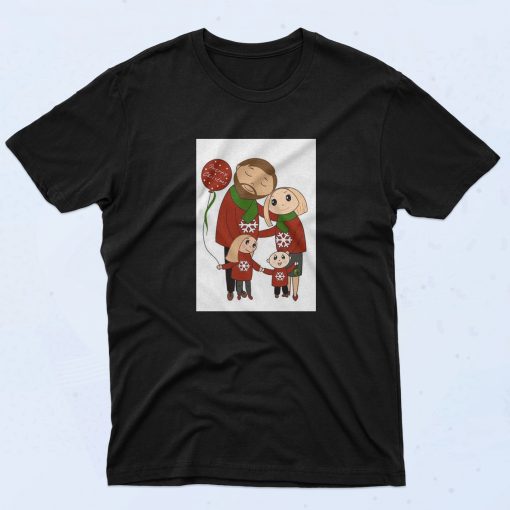 Family Portrait Christmas Full of Love T Shirt