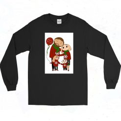 Family Portrait Christmas Vintage 90s Long Sleeve Style