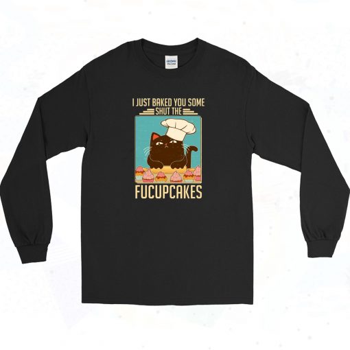 Fucupcakes Cat Vintage 90s Long Sleeve Style