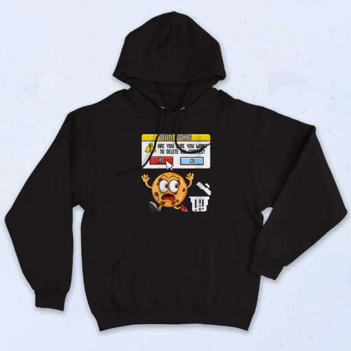 Funny Delete Cookies Yes Hoodie