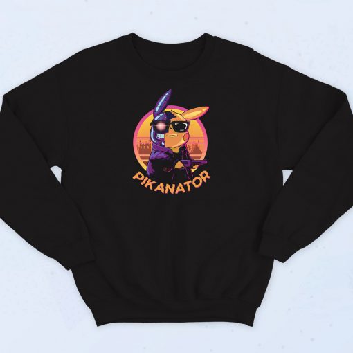 Funny Pikanator Terminator Sweatshirt