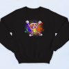 Funny Pizza Splatter Sweatshirt