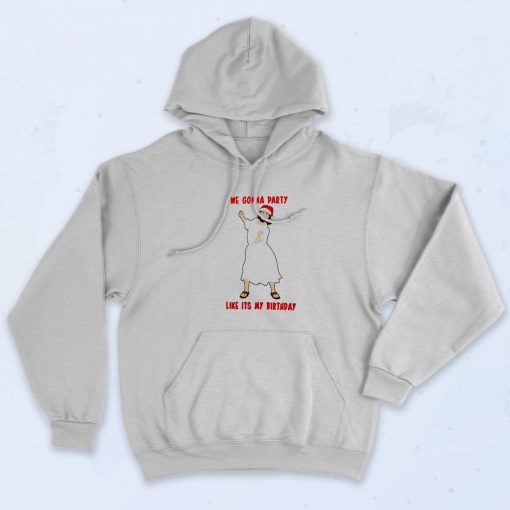 GO JESUS Christmas Vintage Style Hoodie