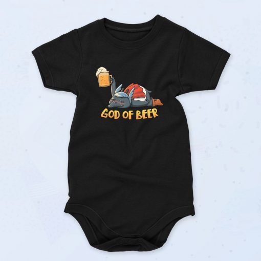 God of Beer Tapir Drunk Fashionable Baby Onesie