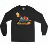 God of Beer Vintage 90s Long Sleeve Style