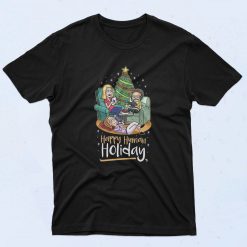 Happy Human Holiday Christmas Tree T Shirt