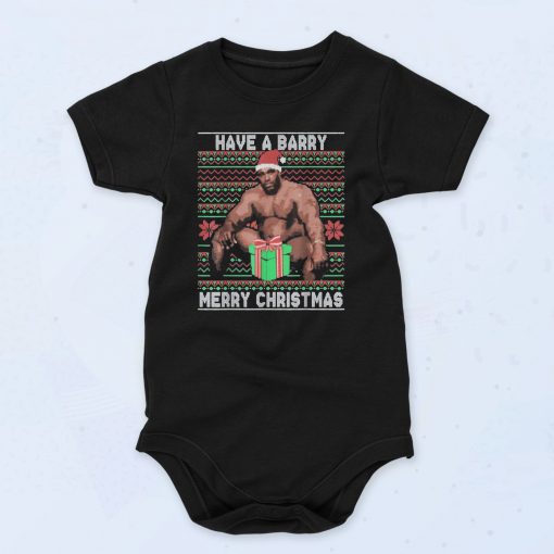 Have A Barry Merry Christmas Unisex Baby Onesie