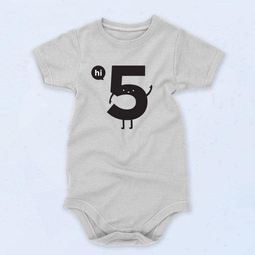 Hi 5 Fashionable Baby Onesie