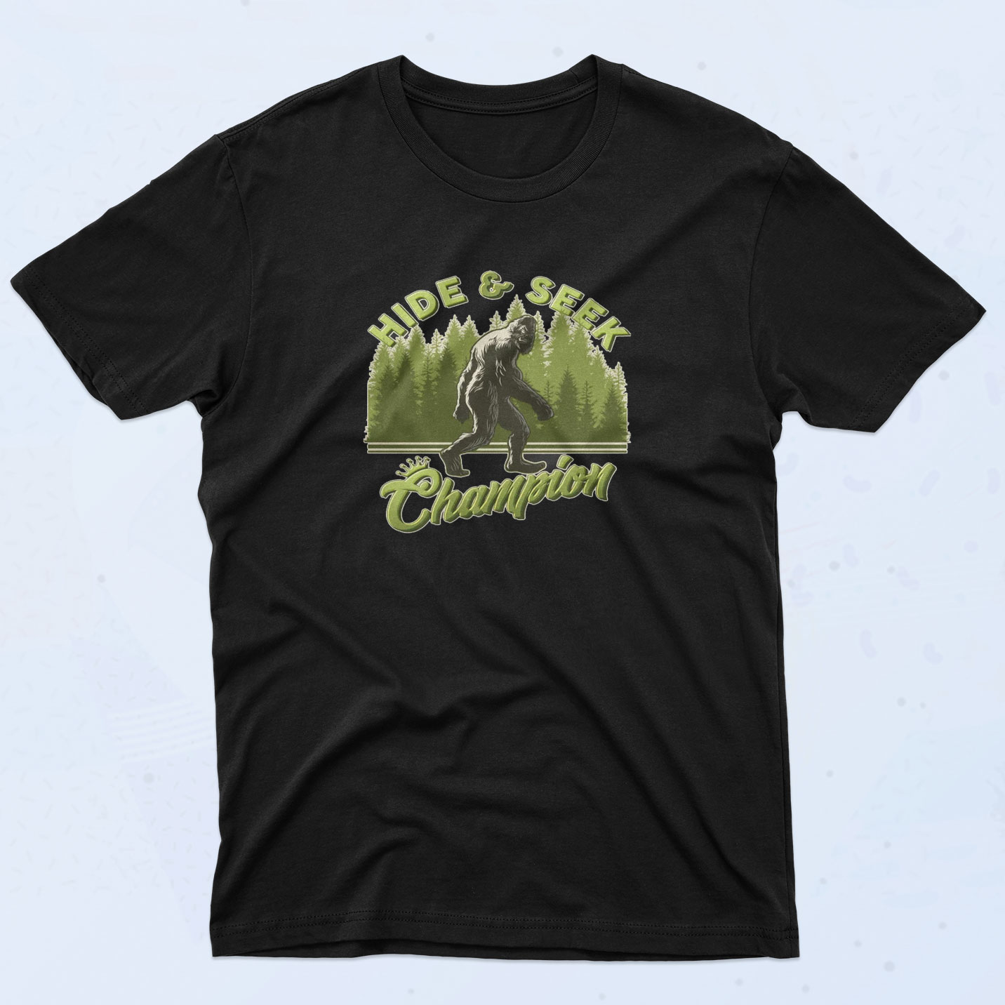 Hide Seek Champion Big Foot Graphic T Shirt - 90sclothes.com