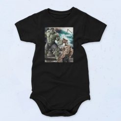 Hulk vs Popeye the Sailor Fashionable Baby Onesie