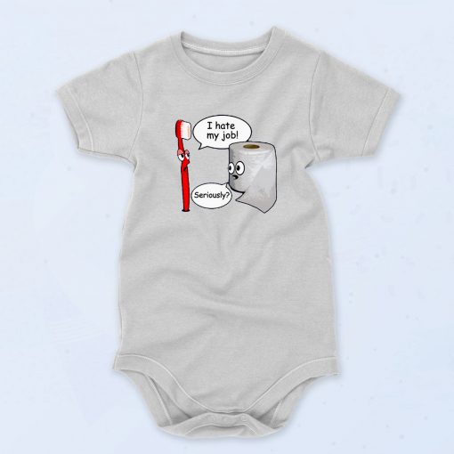 I Hate My Job Fashionable Baby Onesie