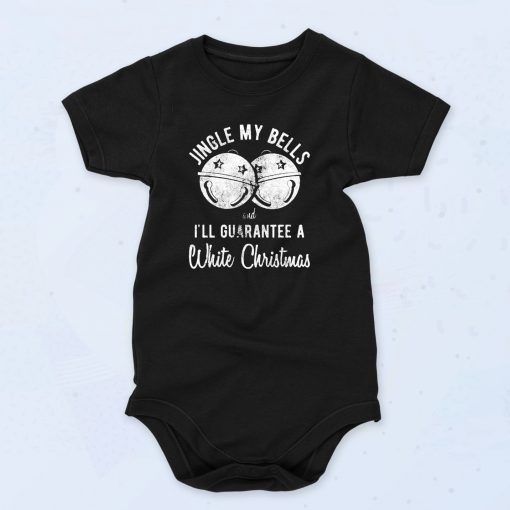 Jingle Bells Guarantee Christmas Unisex Baby Onesie