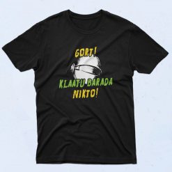 Klaatu Barada Nikto Robot Graphic T Shirt