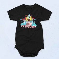 Let It Snow Spongebob Custom Unisex Baby Onesie