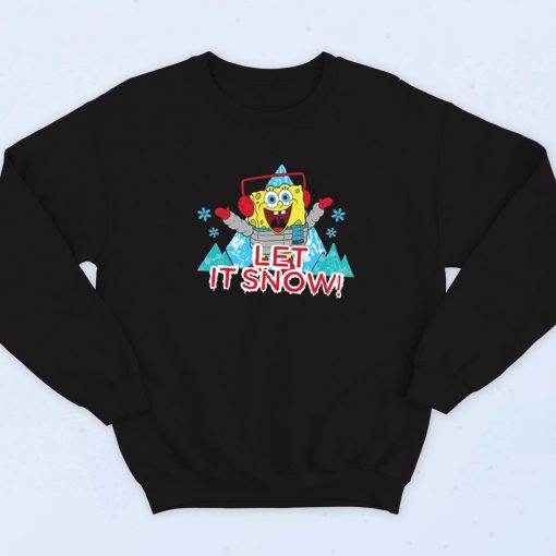 Let It Snow Spongebob Sweatshirt