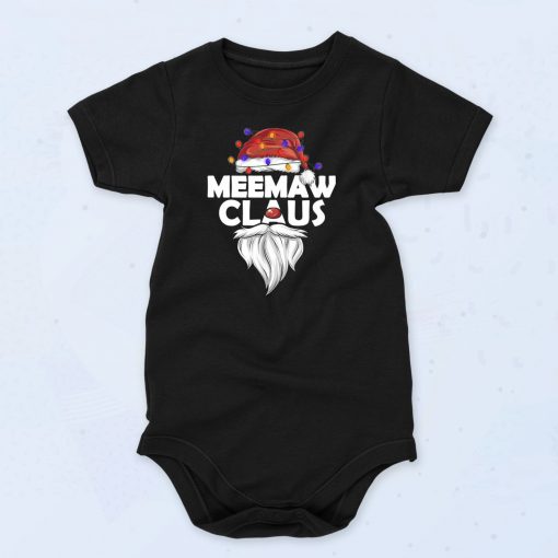 Meemaw Claus Christmas Fashionable Baby Onesie