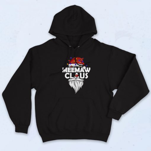 Meemaw Claus Christmas Santa Claus Hoodie