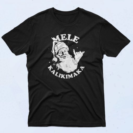 Mele Kalikimaka Santa Shaka Hawaii T Shirt