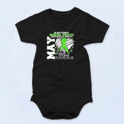 Mental Health Awareness Month Fashionable Baby Onesie