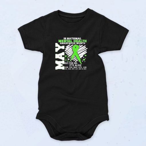 Mental Health Awareness Month Fashionable Baby Onesie