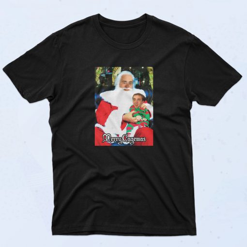 Merry Cagemas Christmas Funny Poster T Shirt