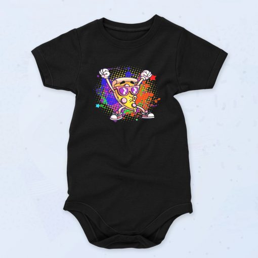 Pizza Splatter Fashionable Baby Onesie