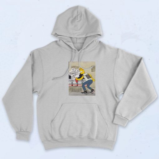 Punk Bart Simpson El Barto Hoodie