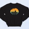 Retro Sunset Boat Sweatshirt